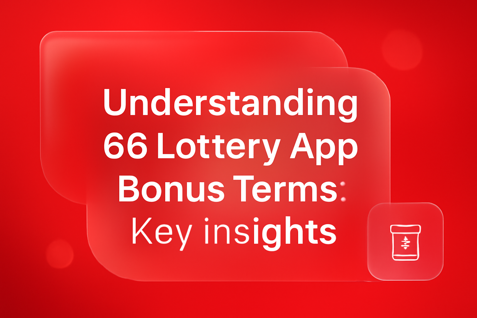 Informational scene about the 66 Lottery App APK download guide.