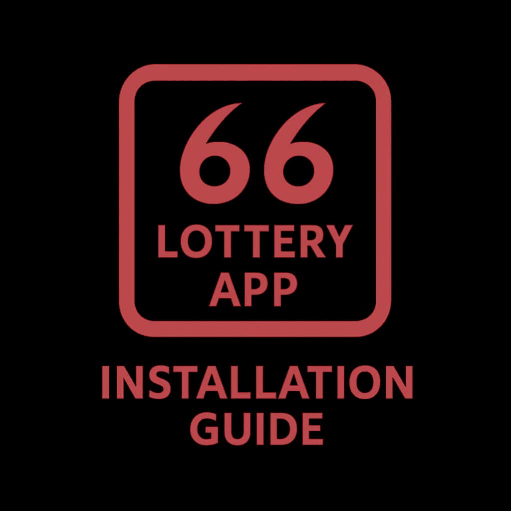 An icon representing the 66 Lottery App Installation Guide.