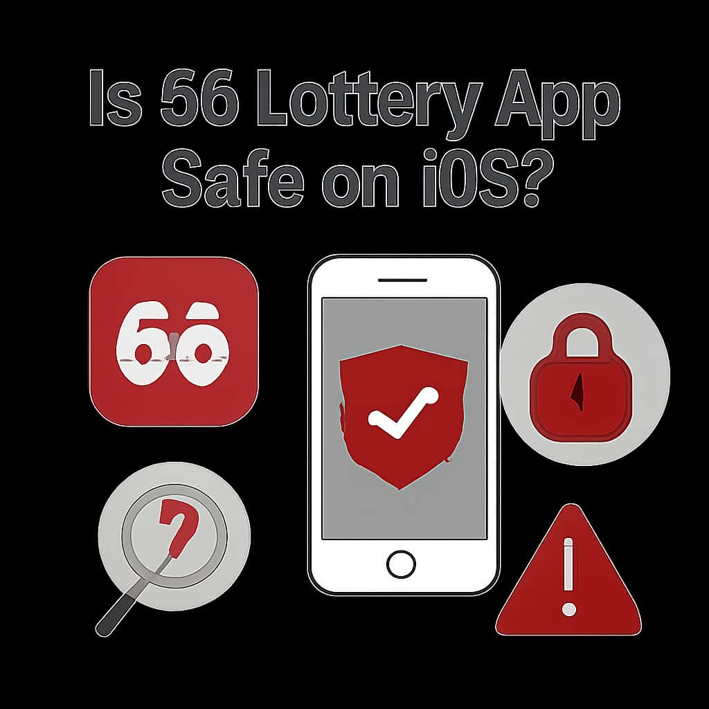 Illustration on the safety measures for using 66 Lottery App on iOS.