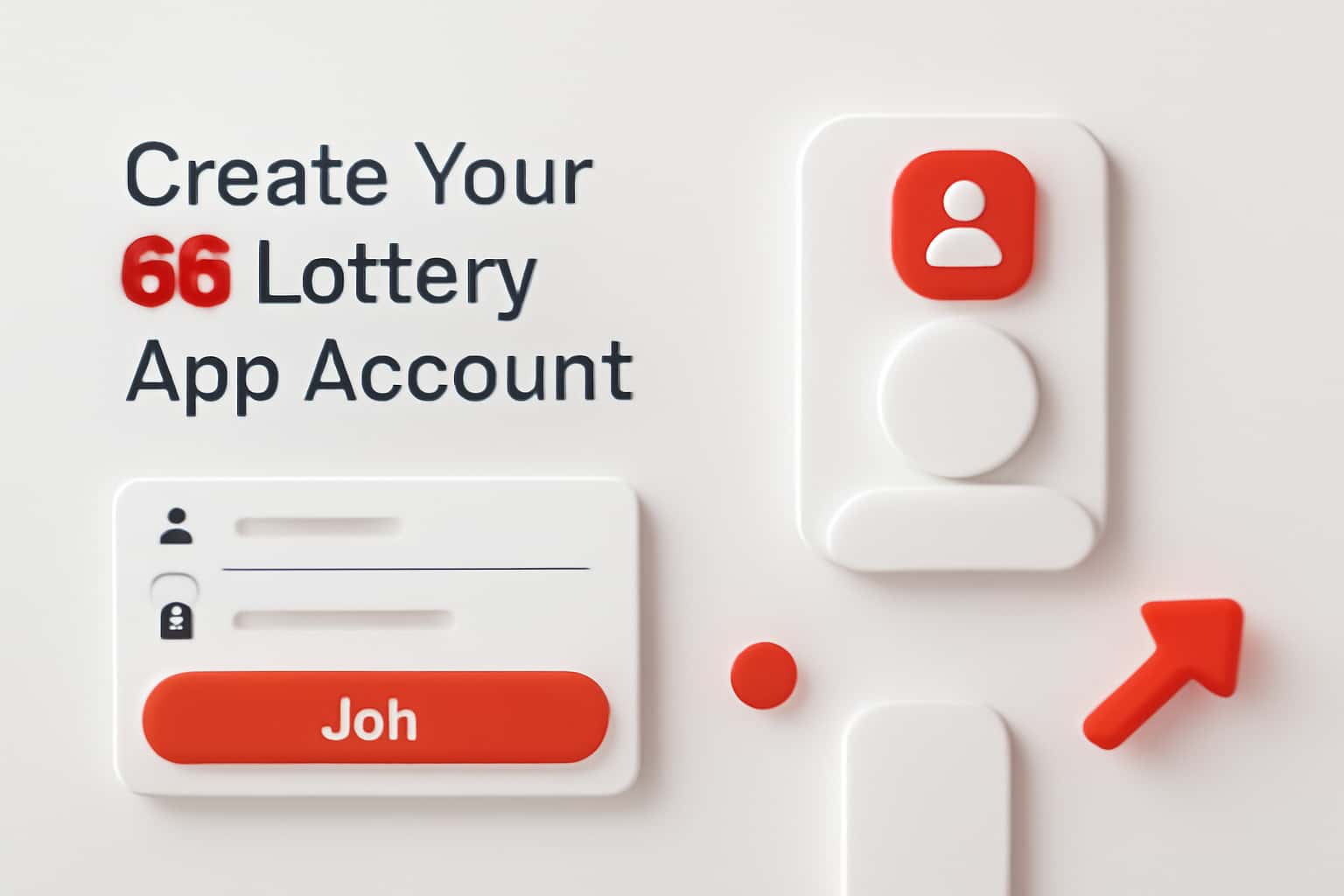Create Your 66 Lottery App Account Interface